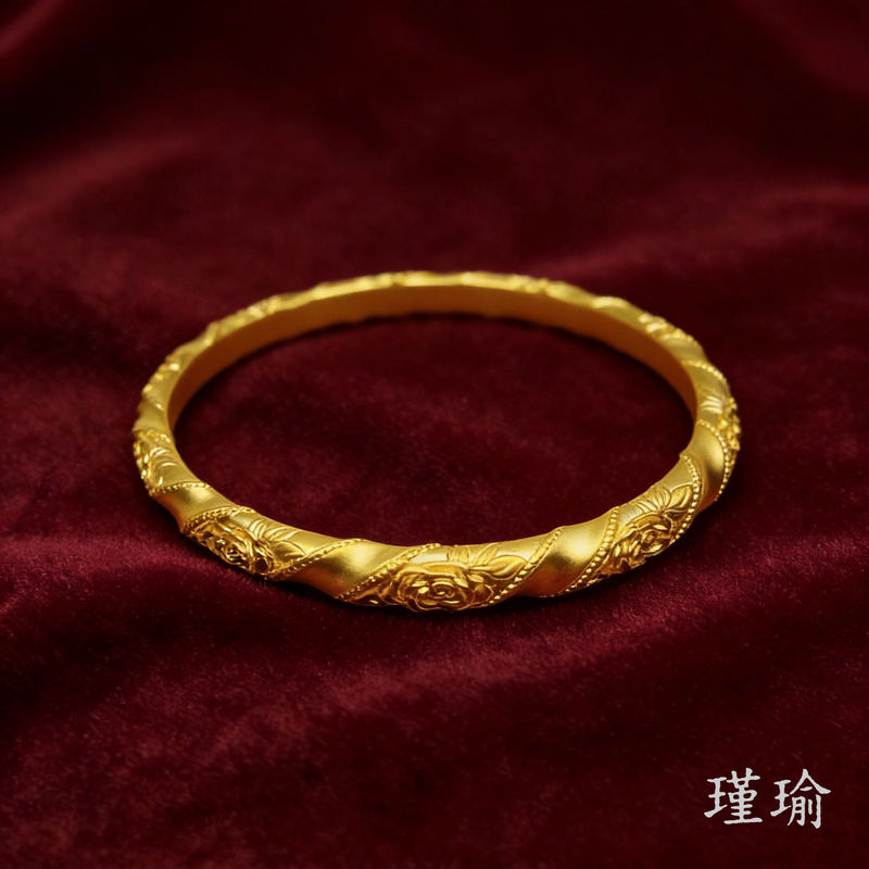 Bracelet Hot-Selling Model K0131 Classic Yellow Rose Flower Ab Closed Bracelet Diverse Delivery 48091