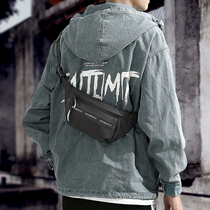 Breast bag mens fashion brand 2021 new fashion mens bag one shoulder cross body bag versatile cross sports belt bag small backpack