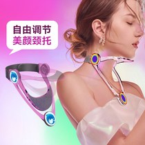 Neck-to-neck new regulation foldable neck-to-head anti-bow cervical spine straightening fixed with neck front tilting