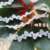Hot sale small rose water soluble lace accessories handmade diy Lolita dress headwear hair bundle material lace embroidery