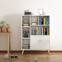 Bookshelf simple floor-to-floor simple economy living room shelf space student table bedroom storage small bookcase