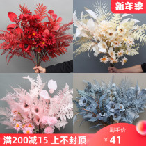 Wedding props simulation silk flower haze Lansen flower arrangement new Chinese rural wedding birthday scene arrangement floral art