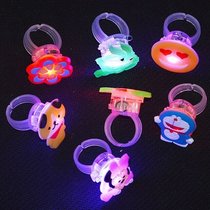 Soft Glue Flash Ring Flash Ring Shine Child Gift Toy Hair source manufacturer Direct sales