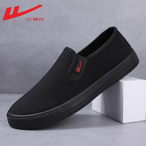 Back Force Sailor Cloth Shoes Men Shoes 2022 New Spring Autumn Sloth Shoes A foot pedal Mens old Beijing Bushoe Mens casual shoes