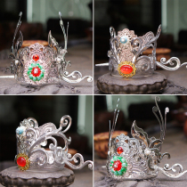 Ancient costume mens head crown hair bun ancient style Tang Dynasty mens headdress classical cos martial arts mens crown jewelry