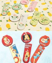 Cute cartoon PVC magnetic booklet creative magnet booklet sticker 2 loading clip