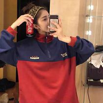 Sweatshirt womans new 2020 spring Korean version loose with lazy wind letter printed Coloured and casual collar jacket head jacket