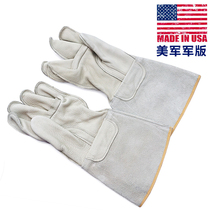 American military version of goatskin gloves heavy black hawk fall PJ drop gloves tactical Harley locomotive glove skin