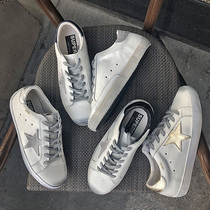 Korean stars small dirty shoes women Classic leather old flat small white shoes women 2020 new wild board shoes