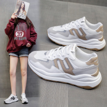 Online Red Port Wind Argan Shoes Womens Shoes 2022 New 100 Hitchhiking Sneakers N Characters Old Daddy Shoes Womens Chains