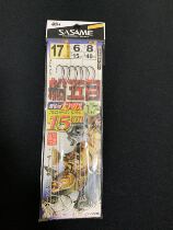 Japan Shachamomaru Squid Fish Hook Sea Fishing Fish Hook Import Boat Fishing Hook carbon line Two groups of 3 hooks each