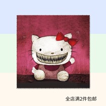 Source Ben Original Design Fashion Printed Phone Digital Scarves Wind Glasses Cloth Wipe Screen Cloth Bloody KITTY