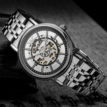 Amanie mens fully automatic mechanical watch male ten watch waterproof hollowed-out machinery nameplate male wristwatch