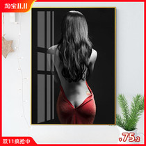 Bathroom mural female bedroom decoration painting toilet stickers decoration ugly wall drawing waterproof