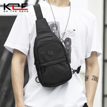 Casual mens fashion shoulder bag Sports simple crossbody bag Wild small chest bag mens bag tide brand postman small backpack