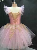 Childrens ballet performance 4-layer gauze dress girl ballet dance dress long skirt skirt Swan Lake skirt