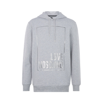 Love Moschino Multi-color cotton letter logo pattern decoration design Mens hooded sweater