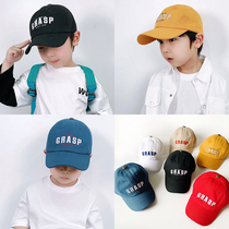 Childrens thin section hat Spring summer boy duck tongue cap pure cotton sunscreen hat Han version Tide Baseball Cap Male baby sunhat