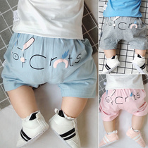 Baby Shorts Summer Thin style male pants one year and half baby Harun pants large pp pants female big fart pants pure cotton outwear