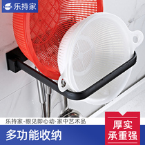  Kitchen sink rack Folding hidden bathroom basin rack Bathroom washbasin storage rack Wall-mounted multi-function