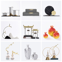 New Chinese Zen ornaments model room sales office living room entrance coffee table TV cabinet creative home soft decorations