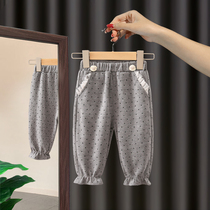 Female baby pants 2021 New Net red tide children Foreign style wear casual trousers children childrens clothing girls autumn clothes