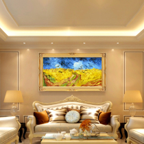 Jane European living room decorative painting European restaurant sofa background wall painting simple light luxury landscape hanging painting European oil painting