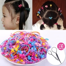 Disposable 100 thin head rope braided hair rubber band childrens hair rope Pupil pony tail