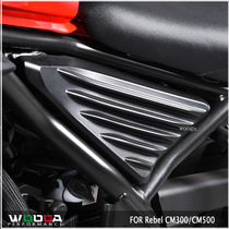 Suitable for Honda CM300 CM500 modified seat bag left and right decorative side panel body cover seat bag shell side cover