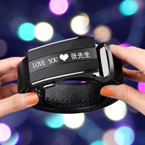 Mens Belt Mens Trend Simple Joker Casual Automatic Buckle Mens Pants Belt Customized 2021 New Boys