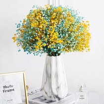 Gypsophila suitable vase room decoration ins wind dried flowers home ornaments retro ceramic Japanese bedroom method