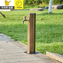304 stainless steel floor-to-ceiling outdoor faucet outdoor courtyard mop pool faucet all copper multi-function antifreeze column