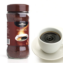 Grant Classic instant black coffee powder 200g large bottled Germany imported American coffee without cane sugar