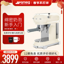 SMEG SMEG ECF01 Italian semi-automatic coffee machine Home office commercial small integrated milk foam steam