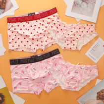 2 Dress Lovers Pants Cute Couple one sex Underwear One Man Woman Sexy Passion Summer Suit