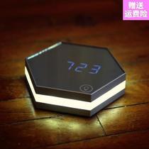 Eye protection light LED Smart makeup time alarm clock desktop mirror dressing Princess Mirror Mirror mirror table Timer Light