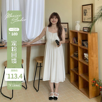 (Pet feedback : 60% off buying non - quality problems do not change ) Slim French suspension dress woman