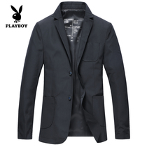 Flower Playboy casual suit jacket mens body handsome and Korean version trendy Little West suit 2022 Spring new single West