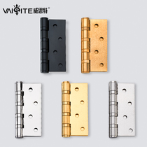 West 304 stainless steel wooden door flat opening hinge thickened door hinge 4 inch 5 inch silent folding page monolithic