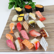  Simulation sushi model plastic fake food cooking salmon toy props Food cooking window display ornaments