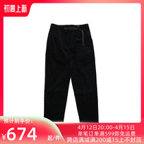 GRAMICCI CORDUROY GRAMICCI PANTS Light Core Suede Loose Tapered Trousers Casual Long Pants