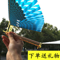 Luban bird rubber band power large flying bird children outdoor stall toy hand throwing wing auspicious bird