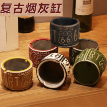 Ashtray creative personality trend multifunctional household vanilla monopoly retro nostalgic industrial decoration ornaments