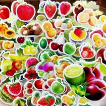 Realistic Fruit Baby Cognitive Early Childhood Fun Picture Bubble Sticker Kindergarten Kids Play Sticker