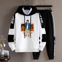 Boy and boy suit spring dress 11 boy with a long sleeve T - shirt 12 year old boy spring and autumn dress 13 tide clothes