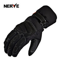NERVE Motorcycle Ride Winter Cold-proof Warm-proof Fall-proof Racing Waterproof Rain Gloves Thickened Ride Men's and Women's Pass