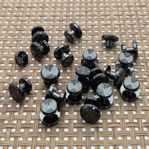 Pure copper double-sided sunflower mother and son rivets electroplating black flat head rivets DIY belt leather binding bag accessories