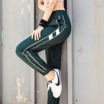 Speed Dry Pants Woman Summer Thinness Loose Casual Training Closeted Pants Fitness Room Running High Waist Straight Drum Sport Long Pants