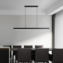 Designer restaurant chandelier modern simple Nordic dining table dining room Bar Light led long strip office chandelier