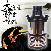 Germany imported koi fish pond water pump large flow circulation filter pump 304 stainless steel outdoor Jiabao large change
